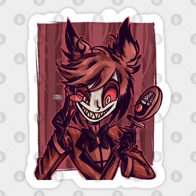 Alastor Sticker by Angi.Laguado